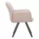 Sieve Beige Upholstered Outdoor Swivel Dining Chair Set of 2