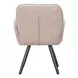 Sieve Beige Upholstered Outdoor Swivel Dining Chair Set of 2