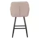 Sieve Beige Upholstered Outdoor Swivel Bar Stool