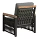 Naru Gray Upholstered Outdoor Accent Chair