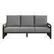 Naru Gray And Black Outdoor Living Room Set