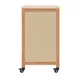 Valtan Natural and White Outdoor 1 Door Bar Cart