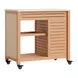 Valtan Natural and White Outdoor 1 Door Bar Cart