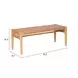 Mizuya Brown Outdoor Dining Bench