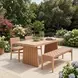 Mizuya Brown Outdoor Dining Bench