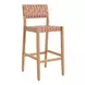 Mizuya Brown Outdoor Bar Stool