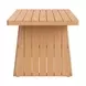 Nimone Natural Outdoor Rectangular Dining Room Set