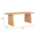 Nimone Natural Outdoor 71" Rectangular Dining Table