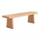 Nimone Natural Outdoor Dining Bench