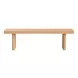Nimone Natural Outdoor Dining Bench