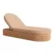 Sakina Brown Outdoor 81" Chaise Lounge