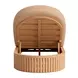Sakina Brown Outdoor 81" Chaise Lounge