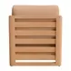 Sakina Brown Upholstered Outdoor Lounge Chair