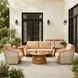 Sakina Brown Outdoor Living Room Set
