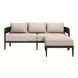 Foret Beige Outdoor 77" Sofa
