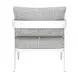 Roccia Gray Upholstered Outdoor Arm Chair
