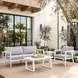 Roccia Gray Outdoor 76" Sofa