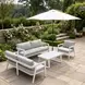 Roccia Gray Outdoor 76" Sofa