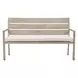 Reefline Gray Upholstered Outdoor Dining Bench Set of 2