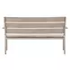 Reefline Gray Upholstered Outdoor Dining Bench Set of 2