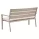 Reefline Gray Upholstered Outdoor Dining Bench Set of 2