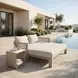 Sunlit Green Upholstered Outdoor Springs Daybed