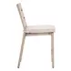 Reefline Gray Upholstered Outdoor Armless Counter Height Stool Set of 2