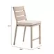 Reefline Gray Upholstered Outdoor Armless Counter Height Stool Set of 2