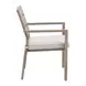 Reefline Gray Upholstered Outdoor Dining Chair Set of 2