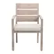 Reefline Gray Upholstered Outdoor Dining Chair Set of 2