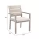 Reefline Gray Upholstered Outdoor Dining Chair Set of 2