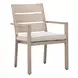 Reefline Green Upholstered Outdoor Dining Chair Set of 2