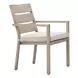 Reefline Green Upholstered Outdoor Dining Chair Set of 2