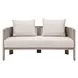 Sunlit Gray Outdoor 59" Springs Sofa