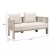 Sunlit Gray Outdoor 59" Springs Sofa