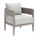 Foret Green Upholstered Outdoor Arm Chair