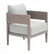 Foret Green Upholstered Outdoor Arm Chair