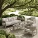 Foret Brown Outdoor Square Side Table