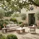 Foret Gray Outdoor 77" Sofa