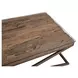 Cambria Bronze and Brown Rectangular Glass Top Coffee Table