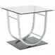 Danville Chrome U Shape End Table 