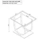 Danville Chrome U Shape End Table 