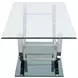 Danville Chrome U Shape Coffee Table 