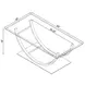 Danville Chrome U Shape Coffee Table 