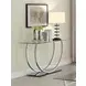Danville Chrome U Shape Sofa Table 