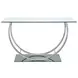 Danville Chrome U Shape Sofa Table 