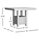 Kona Grove Chocolate Dark Brown Counter Height Dining Table