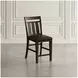 Kona Grove Chocolate Dark Brown Slat Back Counter Height Stool Set of 2