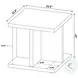 Cortona Mango Square End Table