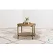 Arini Sand Wash Round End Table